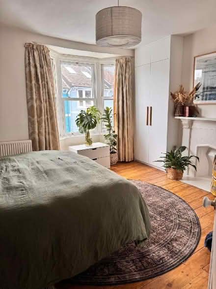 Photo of free Custom bay window lined curtains (Preston Park area BN1) #1