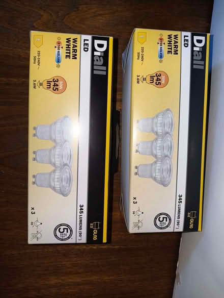 Photo of free Unopened light fixture and bulbs (Highfield S2) #2