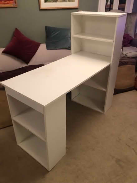 Photo of free Small useful desk with shelves (South Malling BN7) #1