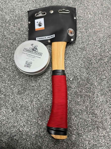 Photo of free Timber jacks axe and sharpening stone (Bispham FY2) #2