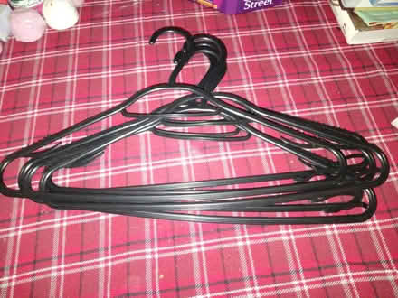 Photo of free 6 plastic clothes hangers (Hanworth TW13) #1
