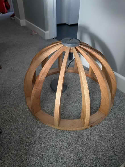 Photo of free Wood Light fitting (Harbourland ME14) #1