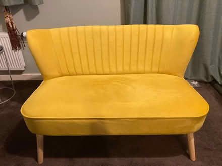 Photo of free Canary yellow sofa (Wellington TA21) #1