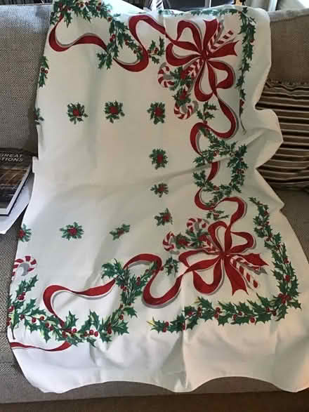Photo of free Large Christmas table cloth (Alderley Edge SK9) #1
