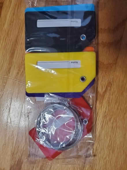 Photo of free Multicolor pack of luggage tags (Downtown Bothell) #2
