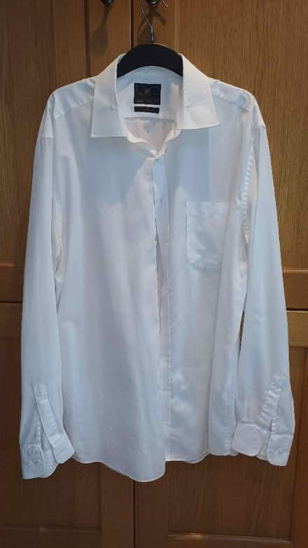 Photo of free Mens white shirt 18.5 M&S polycotton (Winkwell HP1) #1