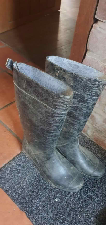 Photo of free Wellies size 4 (Clun) #2