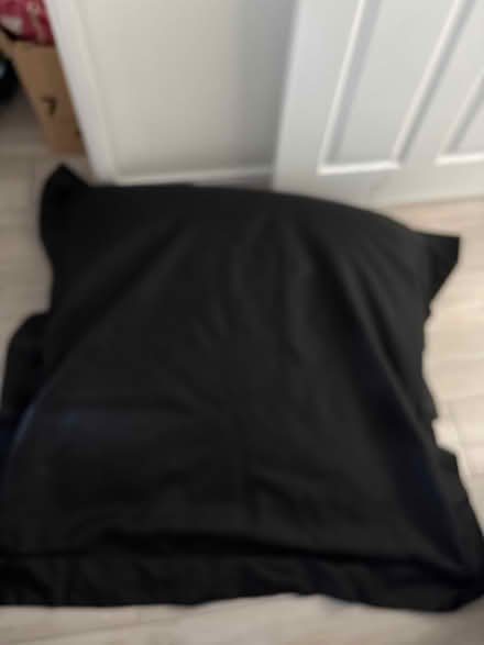 Photo of free Large black beanbag (ME7) #1