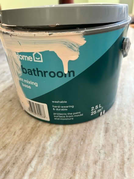 Photo of free Kitch & Bath paint 2.5l mixed B&Q (S35 Chapeltown) #1