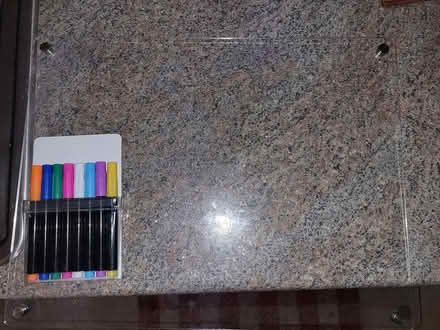 Photo of free clear acrylic fridge writing board (near lowell general maincampus) #1