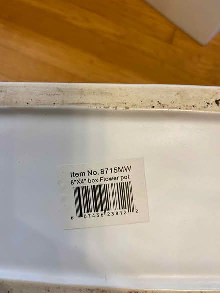 Photo of free White flower pots (Greenwood) #2