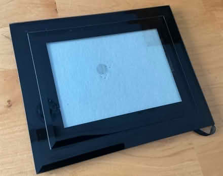 Photo of free Black glass photo frame, 12 x 17 cm photo size (Booker HP12) #1