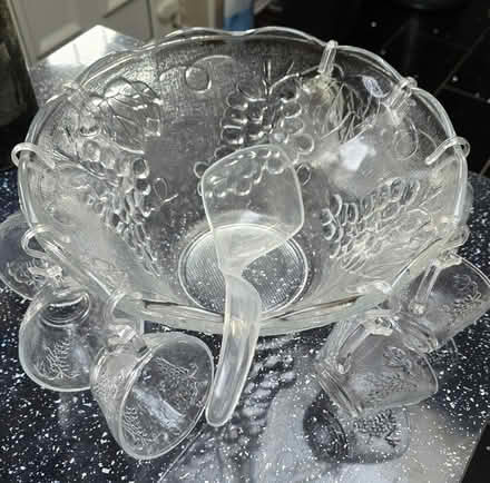 Photo of free Glass punch bowl (Harlow, CM19) #1
