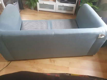 Photo of free Blue 2 seater sofa (Stockport SK7) #3