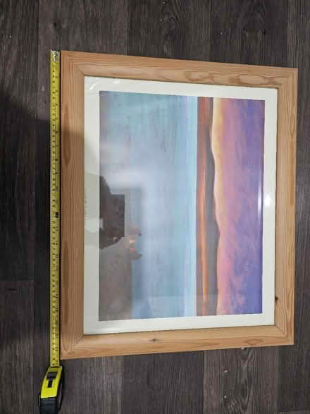 Photo of free Wooden picture in a good frame (GU21) #1