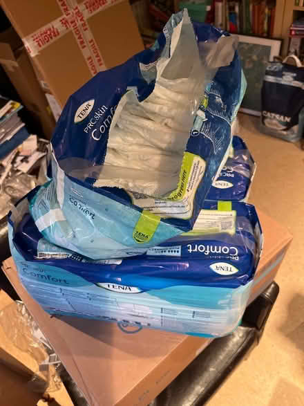 Photo of free Several bags of Tena Plus Compact Adult Incontinence Pads (Phippsville) #1