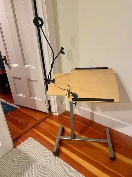 Photo of free small desk and light for meetings (West Cambridge) #1