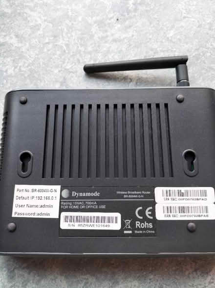 Photo of free dynamode router (Silverknowes EH4) #3