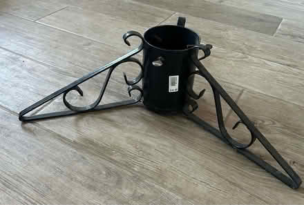 Photo of free Black Christmas tree holder (Oakwood road ME16 8) #2