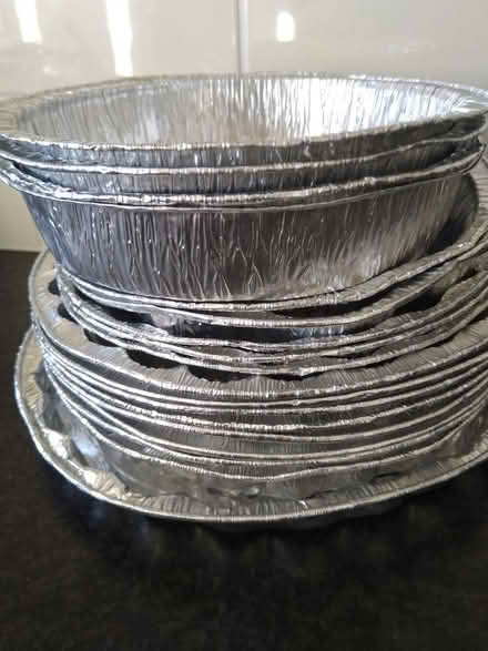 Photo of free 3 silver foil trays for pies or quiches (Millhouses S7) #1