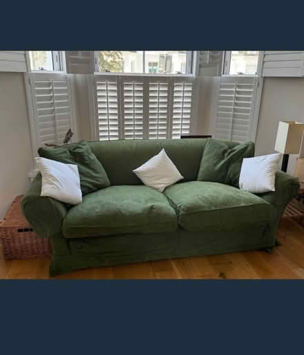 Photo of free Green Sofa (Fulham Palace Rd W6) #1