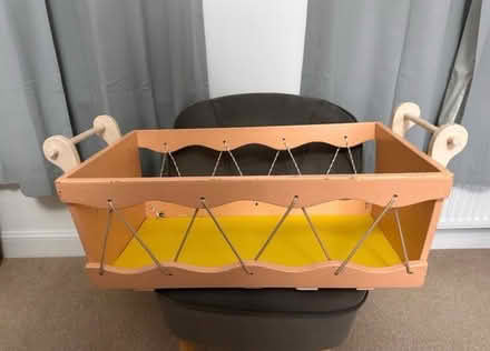 Photo of free Large doll's cot, handmade, vintage (MK11 Fairfields) #1