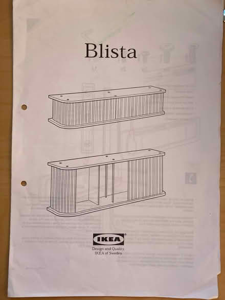 Photo of free Ikea Blista storage unit (Brixton Hill SW2) #3