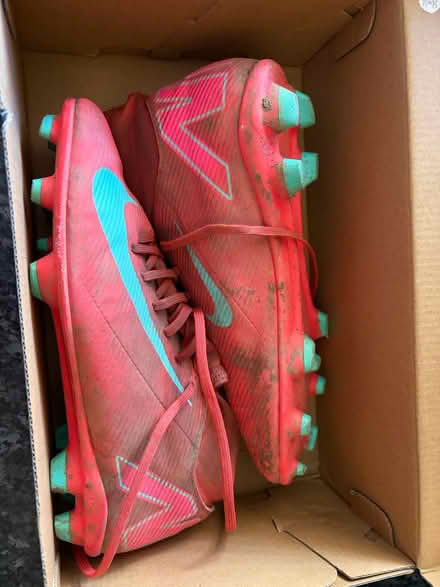 Photo of free Football boots size 6 (West st Leonard’s TN38) #1