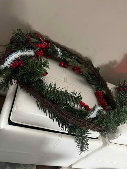 Photo of free Holiday garland and stockings (Chevy Chase DC) #1