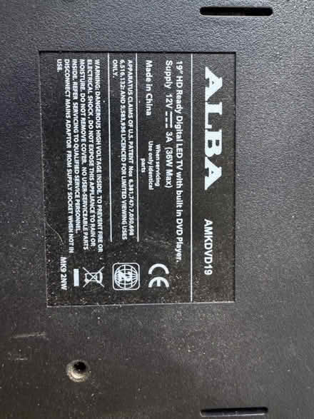 Photo of free 19” TV - no stand (Slough Central SL1) #4