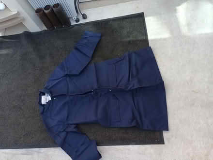 Photo of free blue overall coat 44 chest (Melksham) #1