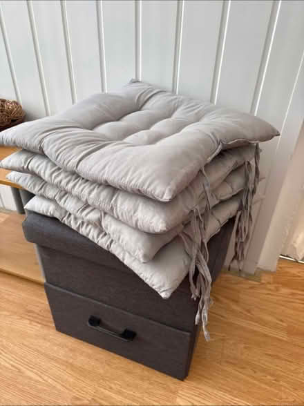 Photo of free Grey chair cushions (Sunny Hill DE23) #1
