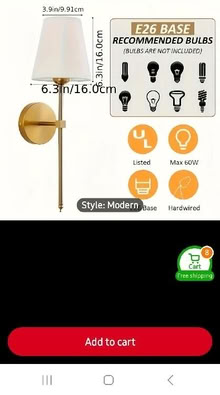 Photo of free Brand new wall lights x 2 (Princes End DY4) #1