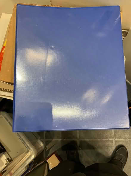 Photo of free Blue 4 ring binder (Llandaff CF5) #2