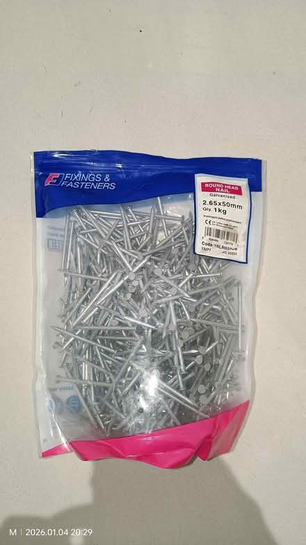 Photo of free Roundhead Galvanized Nails (Tilehurst, Reading RG31) #1