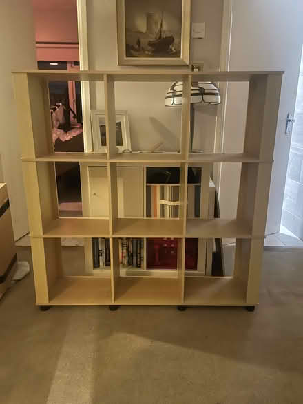 Photo of free Square shelving unit with wheels (Glenageary, Dublin) #1