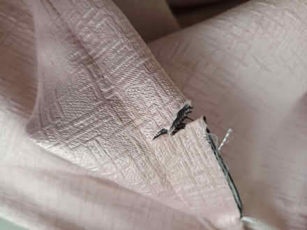 Photo of free Pink eyelet lined curtains (Upholland WN8) #3