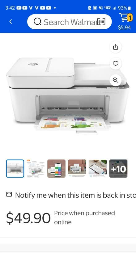 Photo of free HP Deskjet printer 4155 (Woodbury) #3