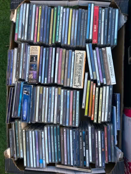Photo of free 7 trays of music CDs (MK41- Brickhill) #1