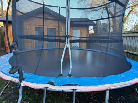 Photo of free 12ft trampoline with enclosure (Fareham PO16) #2