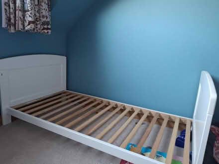 Photo of free White cotbed and duvet set (Watton at Stone SG14) #1