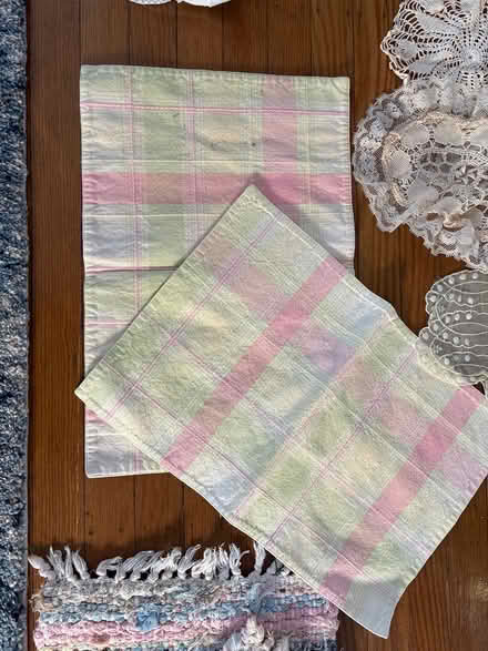 Photo of free Two yellow cloth placemats (Drexel Hill) #1