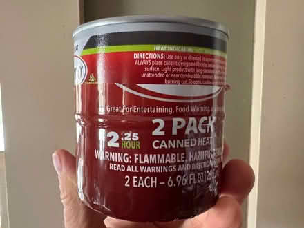 Photo of free 2ea - 7oz cans of Sterno (West Groton) #1