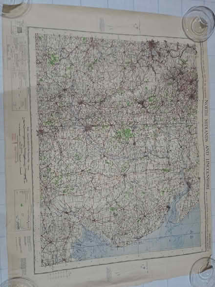Photo of free 2 Maps - 2nd World War - of Lincolnshire and The Wash (Nettleham LN2) #1