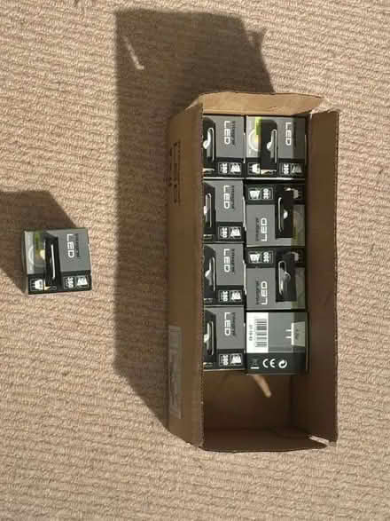 Photo of free Box of nine brand new MR16 GU5.3 bulbs (Heale TA10) #1