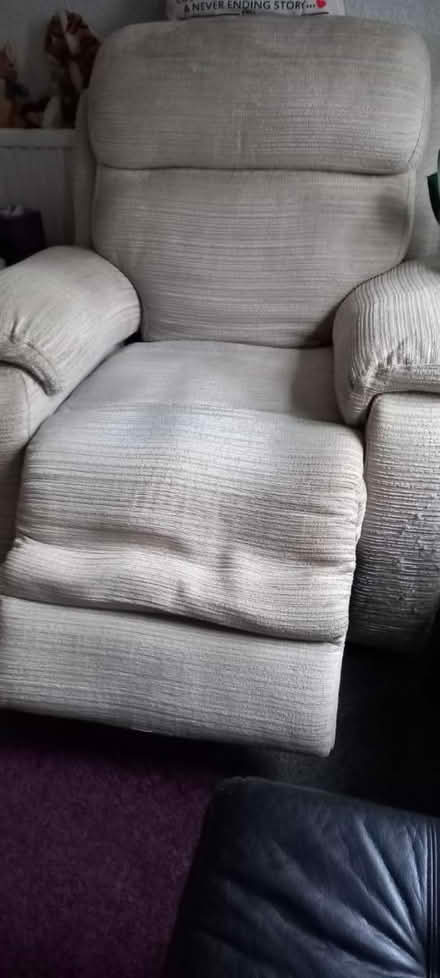 Photo of free Recliner sofa and armchair (Brookvale, Runcorn) #1