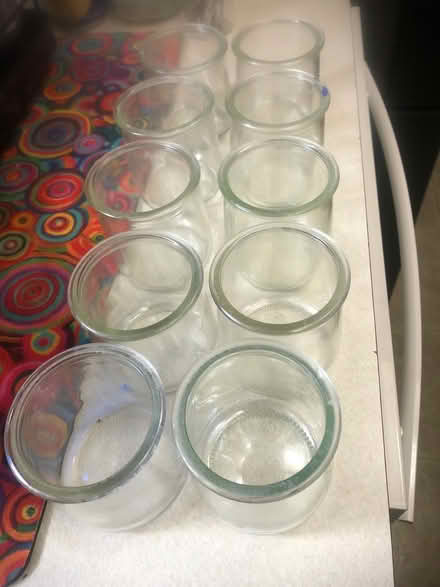 Photo of free Oui yogurt jars (Crockett and Old Mill Run.) #1