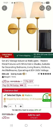 Photo of free Brand new wall lights x 2 (Princes End DY4) #2