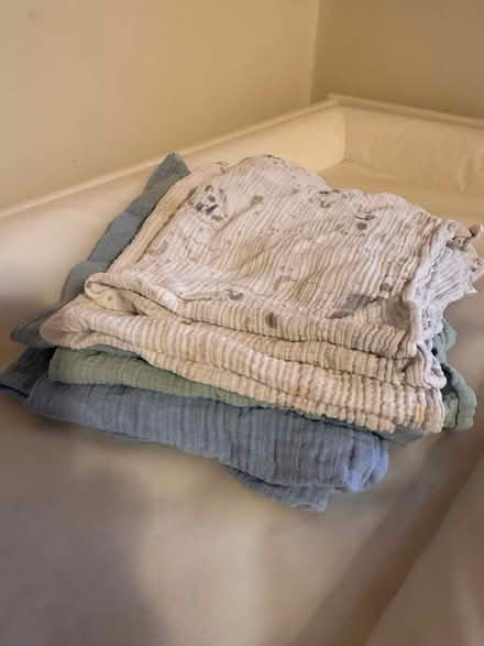 Photo of free 6 x baby muslins (Oldfield Park) #1