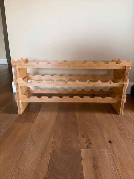 Photo of free Wooden Wine Rack (Highlands Los Altos) #1